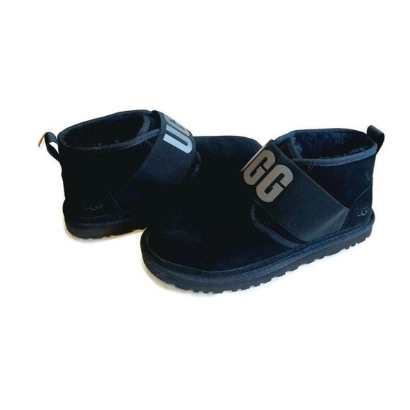 UGG Neumel II Mens Size 9 Graphic Spell Out Ankle Chukka Boots Black 1119392 - Picture 8 of 8
